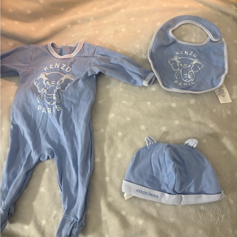KENZO PARIS Blue Kids One Piece Set